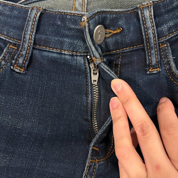 Pilcro and the Letterpress Anthropologie Stet Blue Denim Jeans Pants Size 27 - Picture 3 of 8